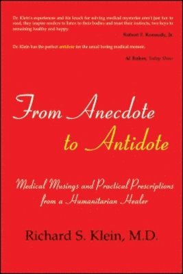 bokomslag From Anecdote to Antidote