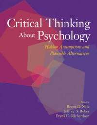 bokomslag Critical Thinking About Psychology