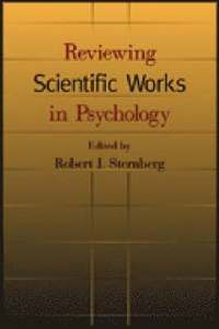 bokomslag Reviewing Scientific Works in Psychology