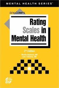 bokomslag Rating Scales in Mental Health