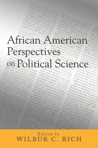 bokomslag African American Perspectives on Political Science