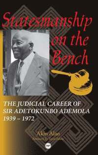 bokomslag Statesmanship On The Bench