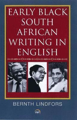 Early Black South African Writing in English 1