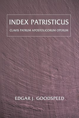 Index Patristicus 1