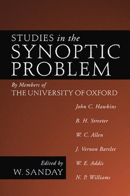 bokomslag Studies in the Synoptic Problem