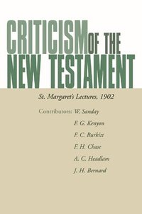 bokomslag Criticism of the New Testament