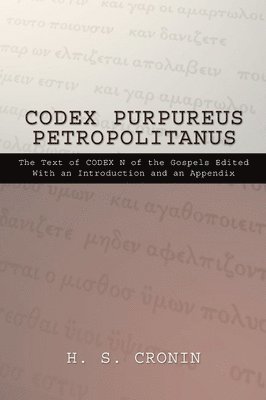 bokomslag Codex Purpureus Petropolitanus