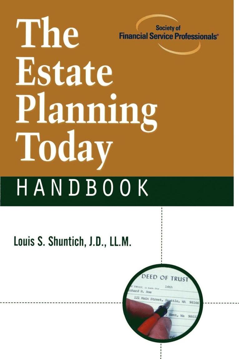 The Estate Planning Today Handbook 1