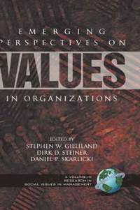 bokomslag Emerging Perspectives on Value in Organizations