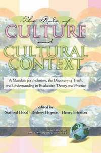 bokomslag The Role of Culture and Cultural Context in Evaluation