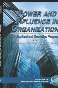 bokomslag Power And Influence In Organizations: New Empirical And Theorectical Perspectives