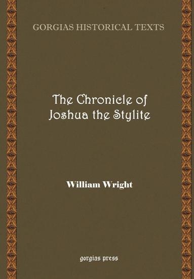 bokomslag The Chronicle of Joshua the Stylite