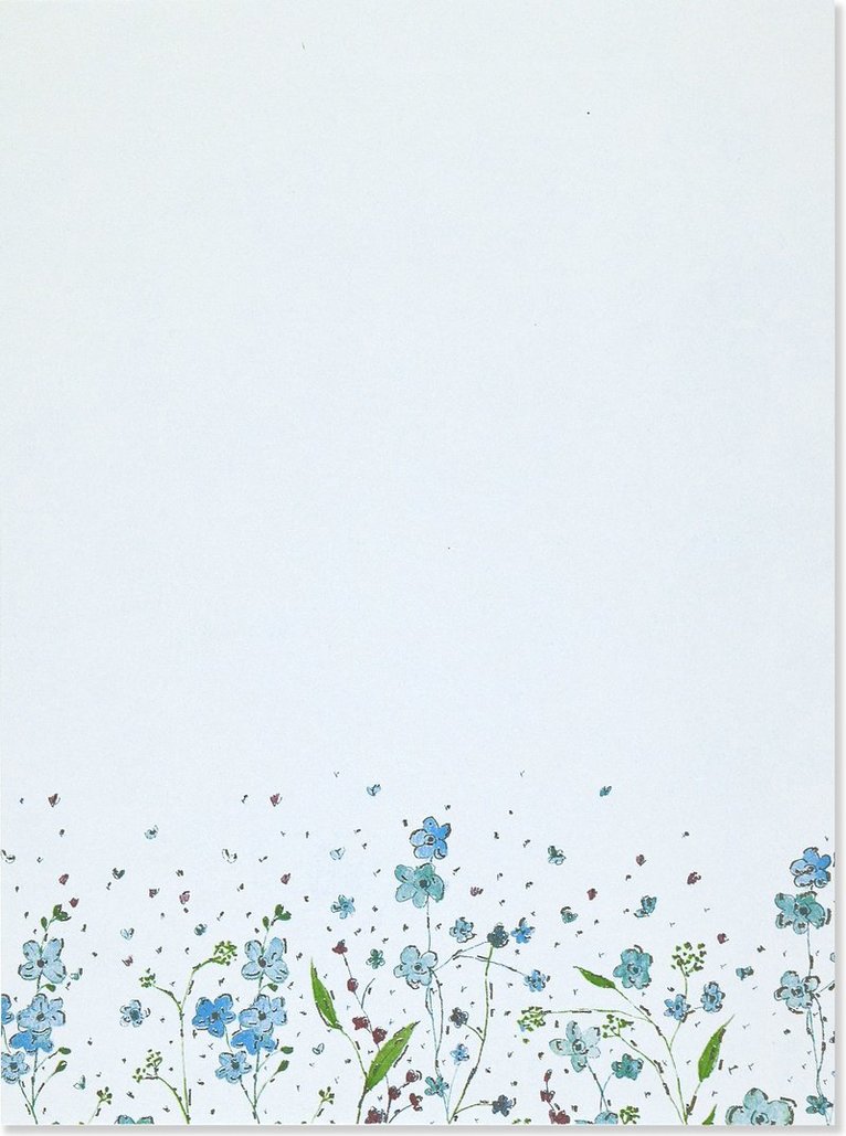 Box Stat Blue Flowers, Häftad