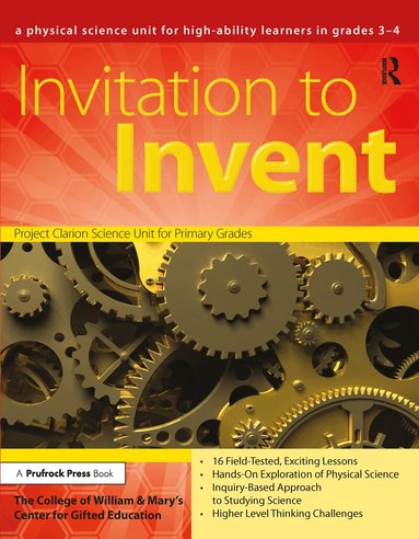 Clg Of William And Mary/Ctr Gift Ed - Invitation to Invent, Häftad