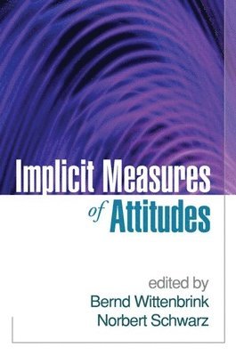 bokomslag Implicit Measures of Attitudes