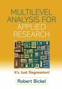 bokomslag Multilevel Analysis for Applied Research