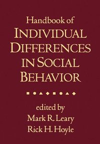 bokomslag Handbook of Individual Differences in Social Behavior