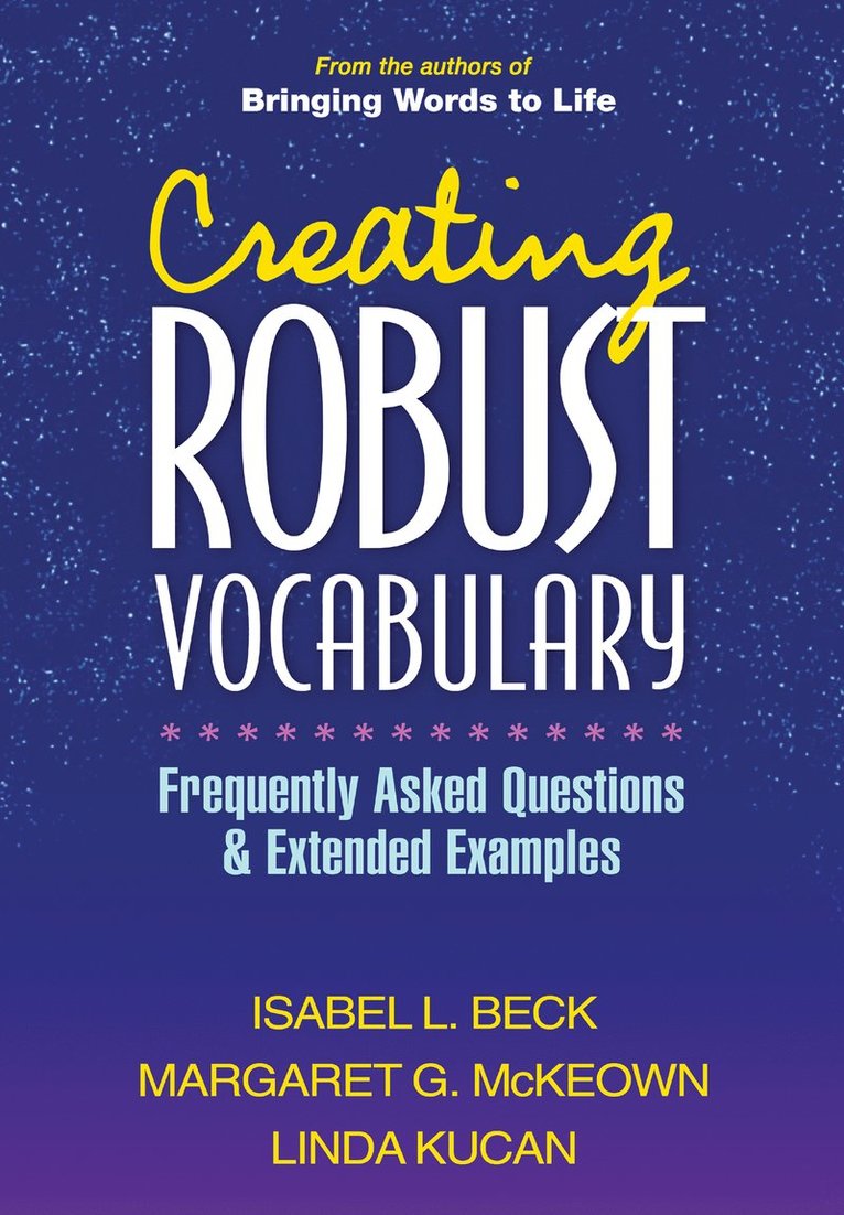 Creating Robust Vocabulary 1