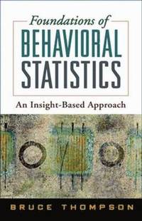 bokomslag Foundations of Behavioral Statistics