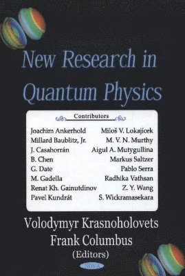 New Research in Quantum Physics 1