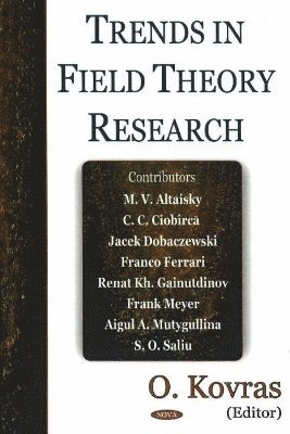 bokomslag Trends in Field Theory Research