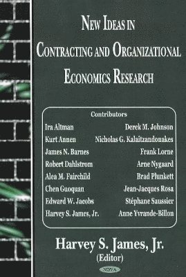 bokomslag New Ideas in Contracting & Organizational Economics Research