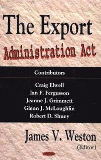 bokomslag Export Administration Act