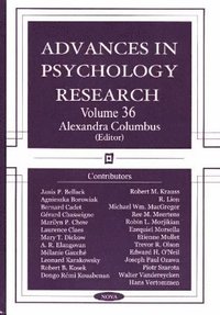 bokomslag Advances in Psychology Research