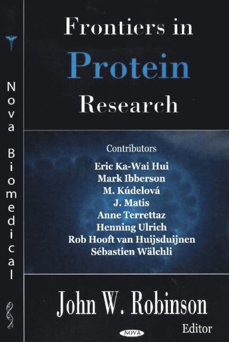John W Robinson - Frontiers in Protein Research, Inbunden
