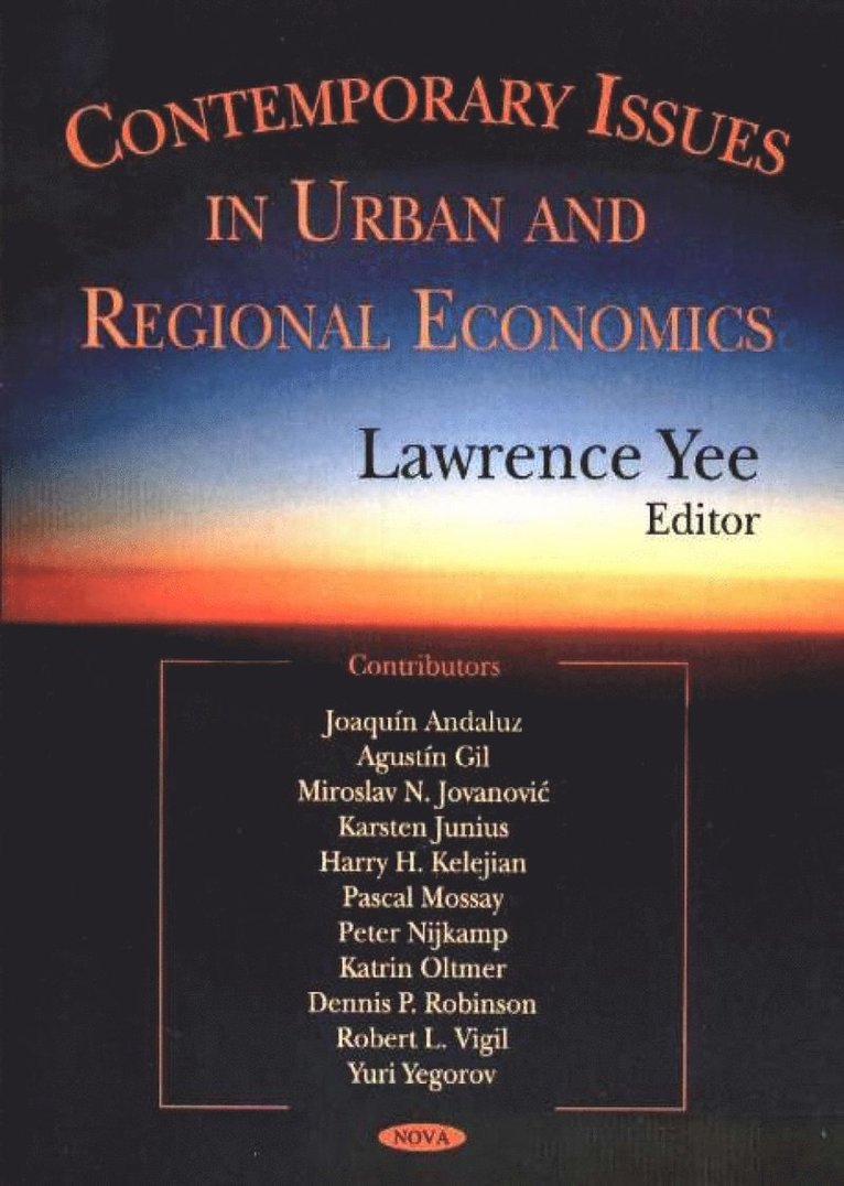 Lawrence Yee - Contemporary Issues in Urban & Regional Economics, Inbunden