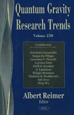 bokomslag Quantum Gravity Research Trends