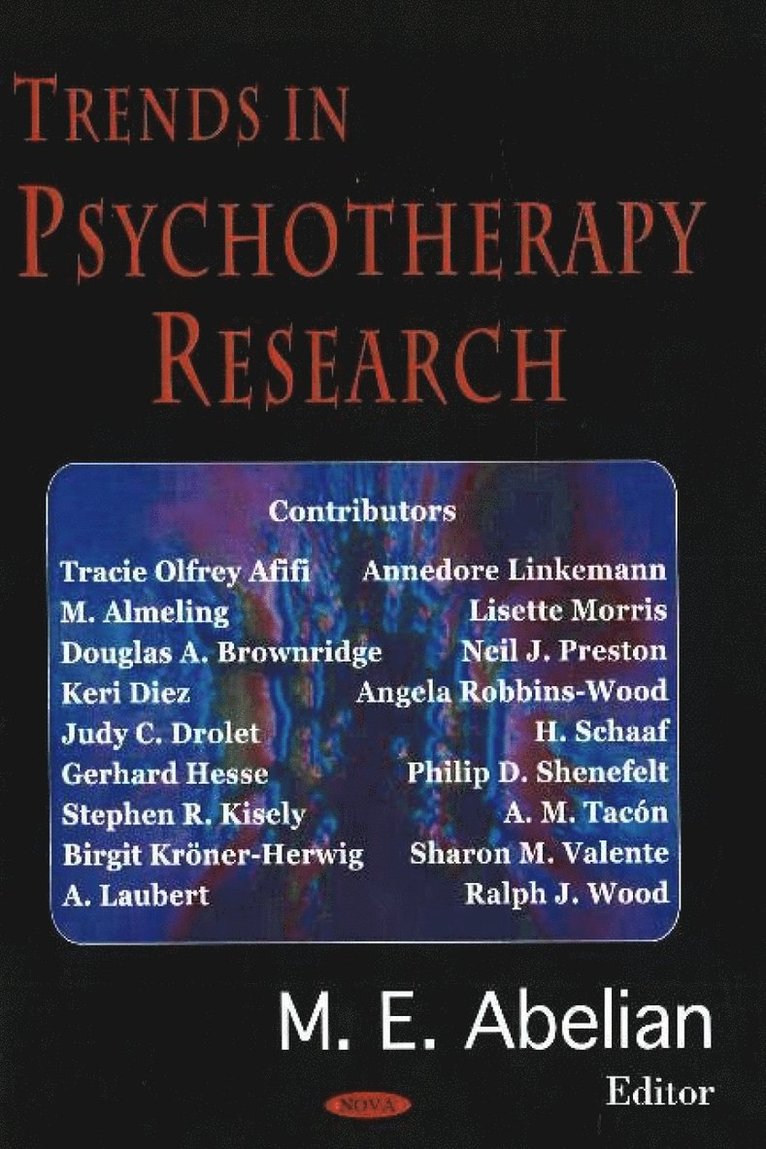 Trends in Psychotherapy Research