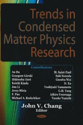bokomslag Trends in Condensed Matter Physics Research