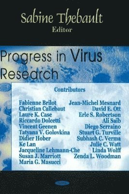 Progress in Virus Research 1