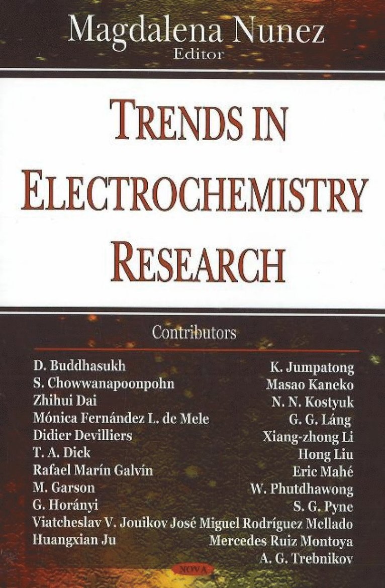 Trends in Electrochemistry Research