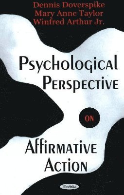 bokomslag Psychological Perspective on Affirmative Action