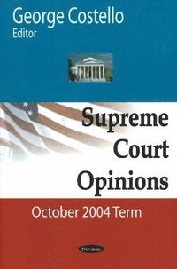 bokomslag Supreme Court Opinions