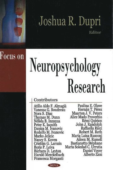 bokomslag Focus on Neuropsychology Research