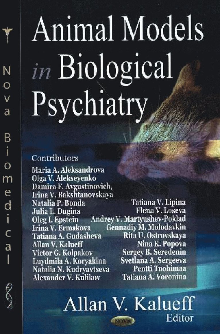 Allan V Kalueff - Animal Models in Biological Psychiatry, Inbunden