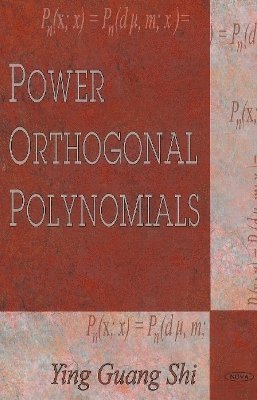 bokomslag Power Orthogonal Polynomials