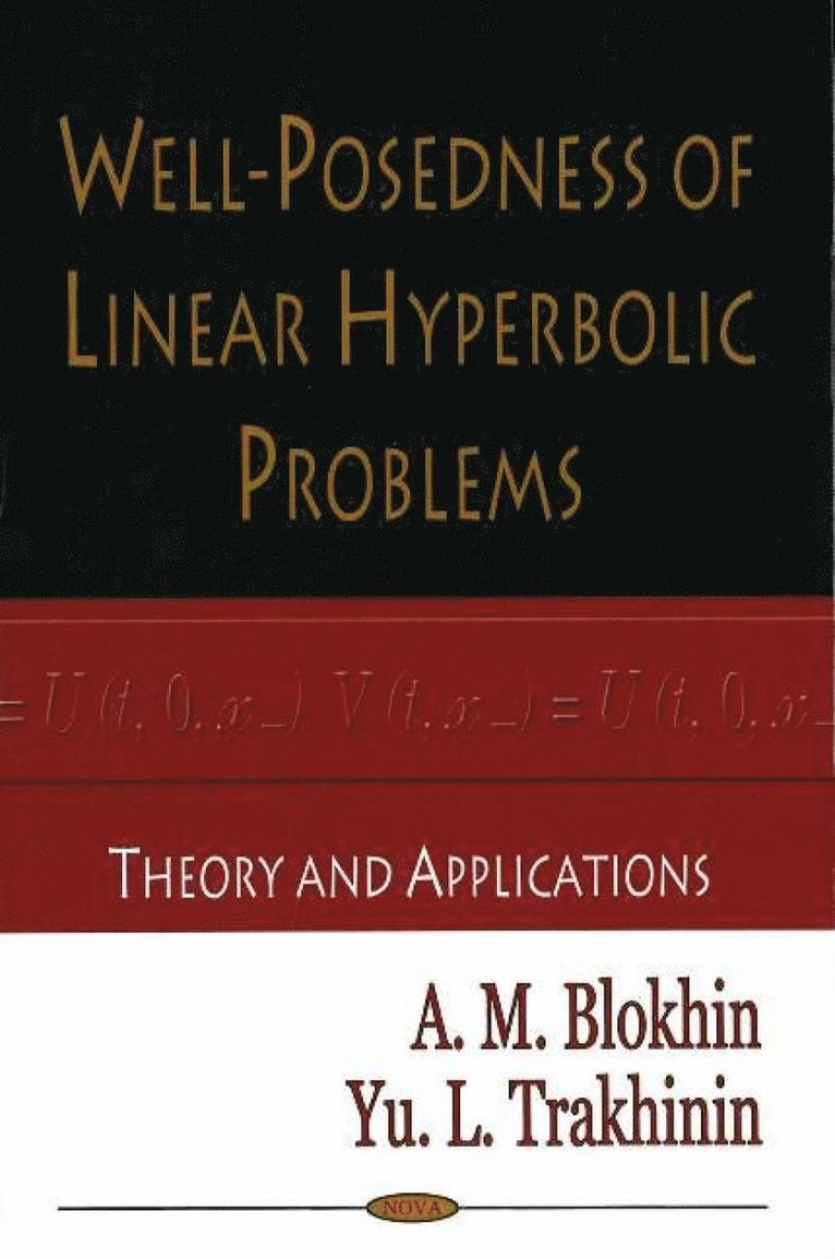 A M Blokhin, Yu L Trakhinin - Well-Posedness of Linear Hyperbolic Problems, Inbunden