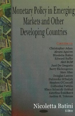 bokomslag Monetary Policy in Emerging Markets & Other Developing Countries