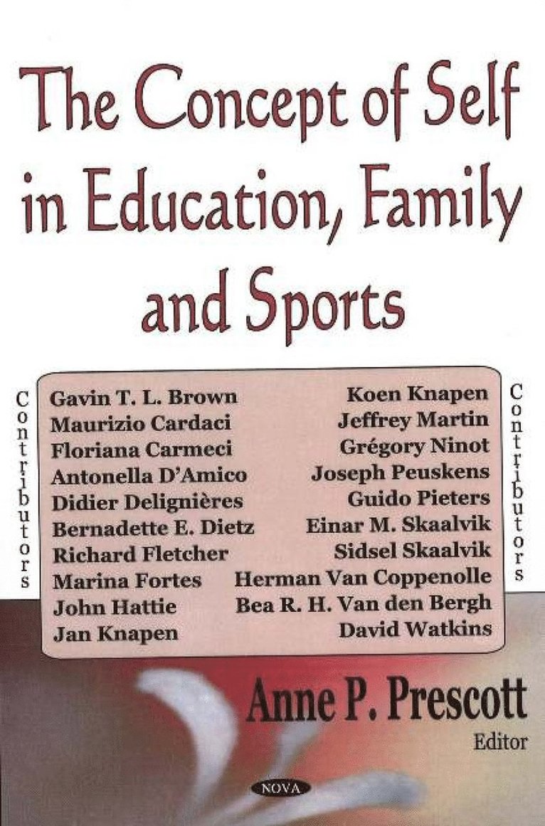 Anne Prescott - Concept of Self in Education, Family & Sports, Inbunden