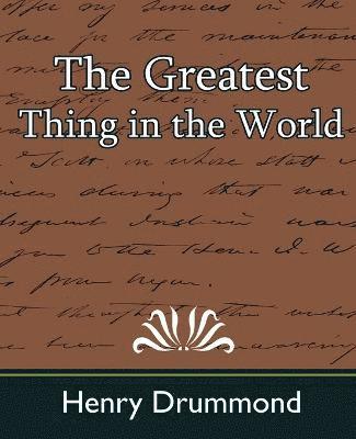 Henry Drummond, Henry Drummond - Greatest Thing in the World, Häftad