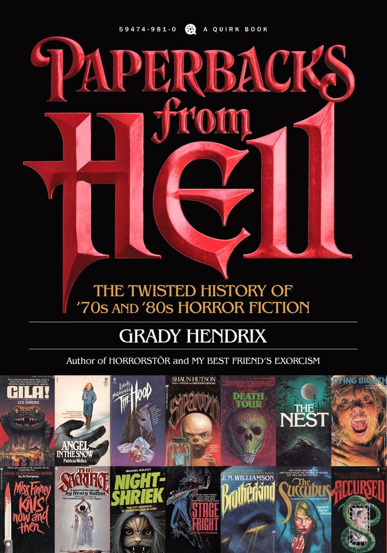 Grady Hendrix - Paperbacks from Hell, Häftad