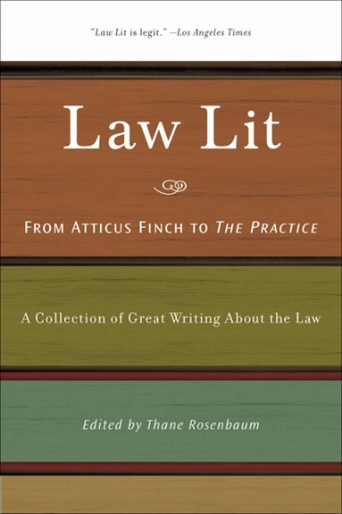 Thane Rosenbaum - Law Lit, Häftad