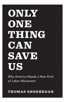 Thomas Geoghegan - Only One Thing Can Save Us: Why America Needs a New Kind of Labor Movement, Inbunden