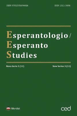 bokomslag Esperantologio / Esperanto Studies. Nova Serio / New Series 3 (11)