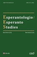 Klaus Schubert, Christopher Gledhill - Esperantologio / Esperanto Studies. Nova Serio / New Series 6 (14), Häftad