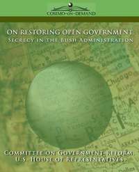 bokomslag On Restoring Open Government